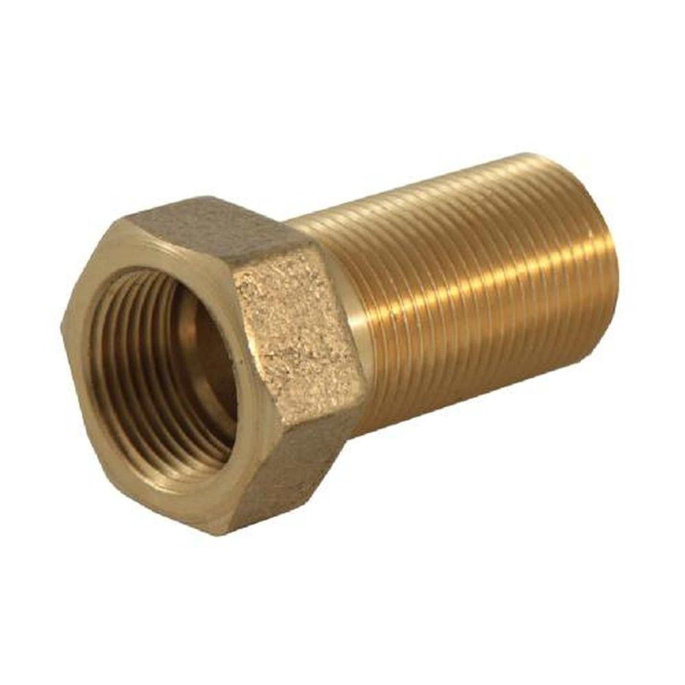 Aumento Longo 1-2'' Latão Real Metais - 1