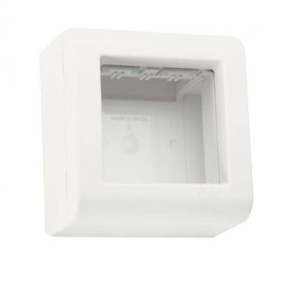 Caixa Sobrepor 2 Módulos Tramontina Lizflex - Altura 40mm Largura 65mm Comprimento 70mm - 1