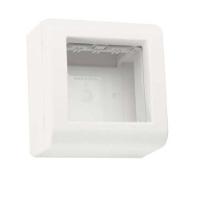 Caixa Sobrepor 2 Módulos Tramontina Lizflex - Altura 40mm Largura 65mm Comprimento 70mm - 1