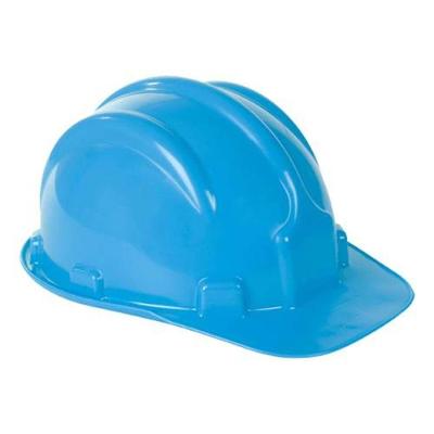 Capacete Azul Claro Com Carneira E Aba Frontal - Polietileno - C.a 12.617