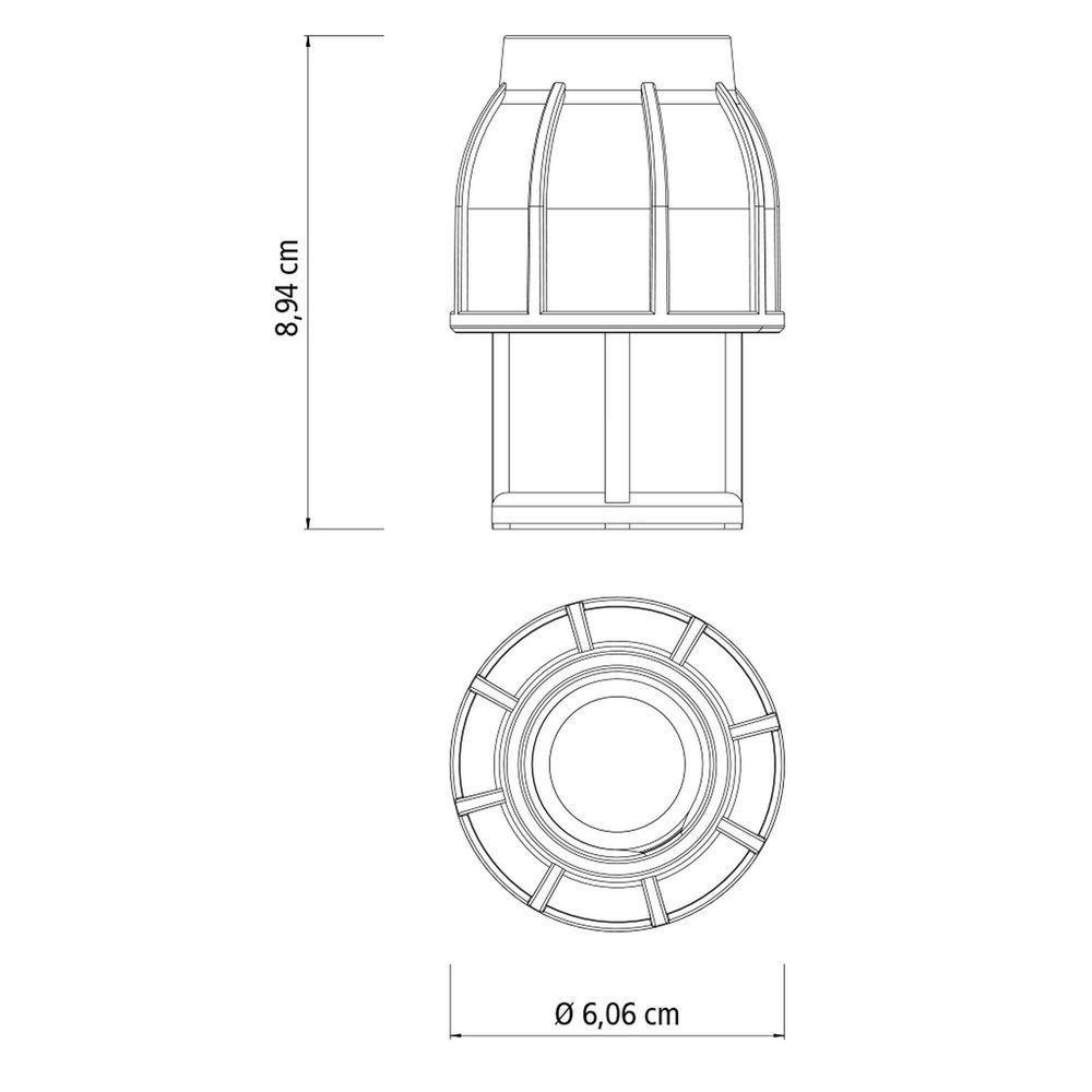 Adaptador De Compressão Rosca Fêmea 32 Mm X 1 Tramontina Para Mangueiras De Pead Tramontina - 3
