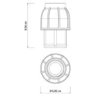 Adaptador De Compressão Rosca Fêmea 32 Mm X 1 Tramontina Para Mangueiras De Pead Tramontina - 3