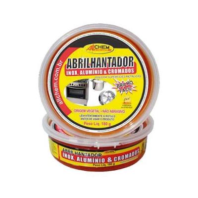 Abrilhantador Inox E Alumínio 240g - Indicado Para Superfícies Cromadas