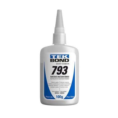 Adesivo Instantâneo 793 Tekbond 100g - Adere Materiais Diversos - Setor Moveleiro E Industrial