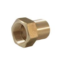 Aumento Curto 1-2'' Latão Real Metais - 1