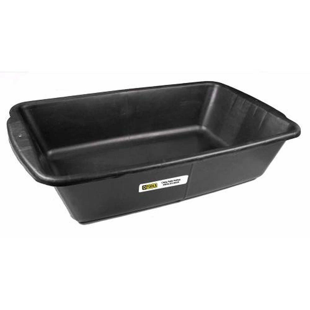 Caixa Para Massa Preta 20 Litros Em Polipropileno Flexível - Dtools - 1