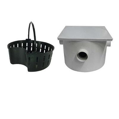 Caixa De Gordura Quadrada 250x180x50x40mm Com Cesto - Pvc Rígido - Plastipan
