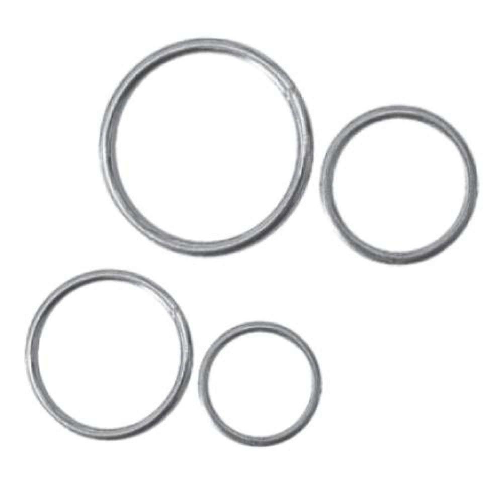 Argola Soldada 29x4,48mm - Pacote Com 50 Peças - Aço - G S Indústria - 1