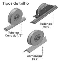 Roldana Ferro Maciça 100mm (4) Para Cano 1-2 - Caixa Fechada - Fabricação Em Tornos Cnc - 2