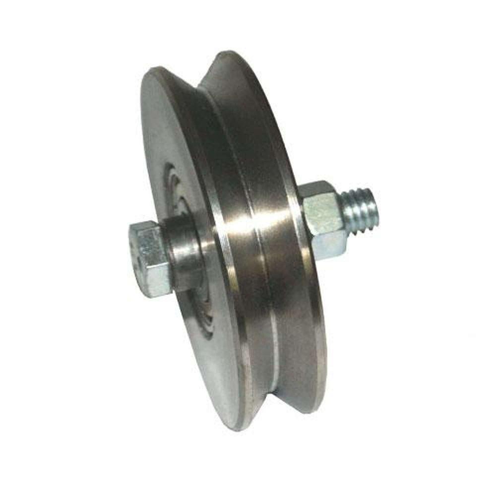 Roldana Ferro Maciça 100(4) Cantoneira Com Parafuso - Fabricação Em Tornos Cnc - 1