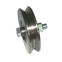 Roldana Ferro Maciça 100(4) Cantoneira Com Parafuso - Fabricação Em Tornos Cnc - 1