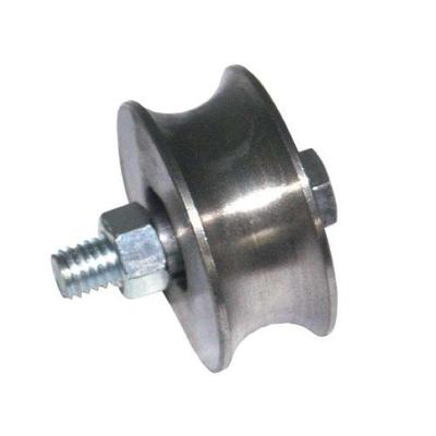 Roldana Ferro Maciça 60mm (2 1-2) Para Cano 1-2 - Com Parafuso - Uso Em Portões