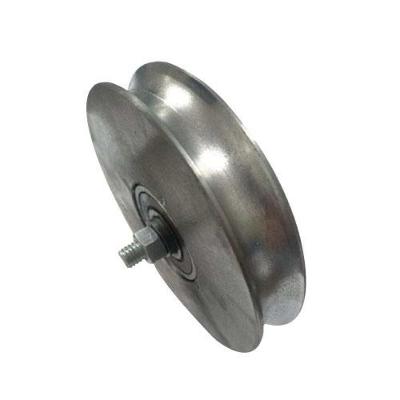 Roldana Ferro Maciça 50mm Tipo U Redonda 1-2 C- Parafuso - Fabricação Cnc