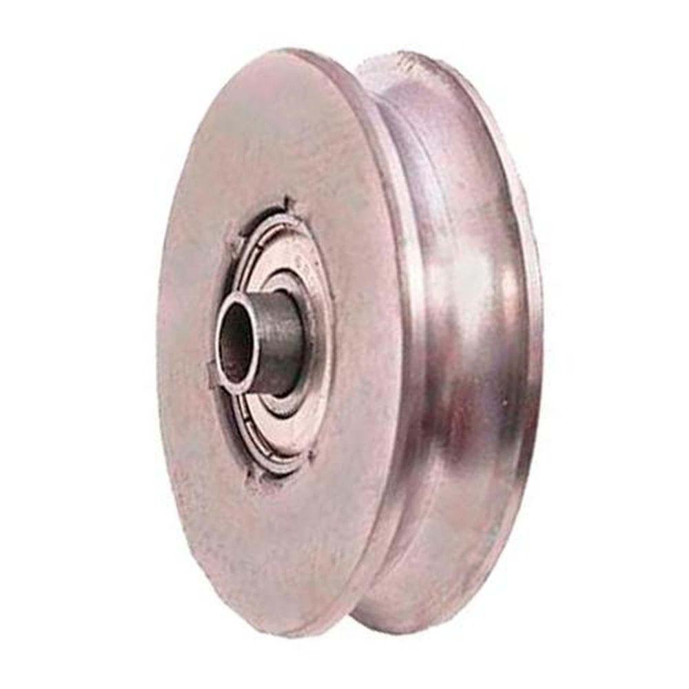 Roldana Ferro Maciça 80mm Cantoneira Bucha Para Portão - Ferrosul - 1