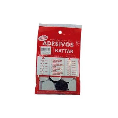 Adesivo Redondo 20mm Para Móveis (12 Unidades) - Feltro Adesivo
