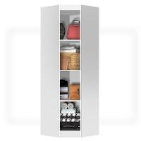 Modulo Ja Georgia Armário De Canto Branco Fosco Branco - 6