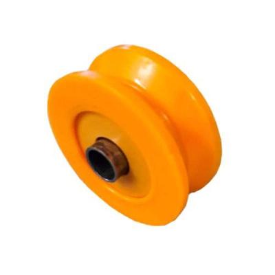 Roldana Nylon Laranja Maciça 75(3) Tipo V (cantoneira) Bucha - Ferrosul