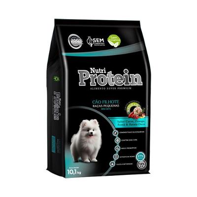 Ração De Categoria Super Premium Nutri Protein Filhote Raças Pequenas 10,1kg
