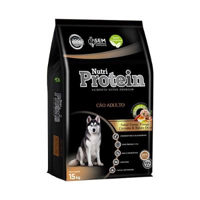 Ração De Categoria Super Premium Nutri Protein Adulto Raças Médias E Grandes 15kg