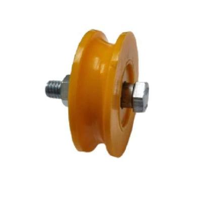 Roldana Nylon Laranja Maciça 50(2) Tipo U 1-2 Para Parafuso