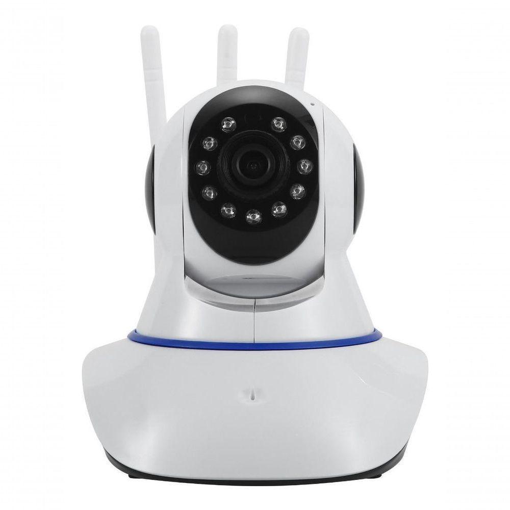 Câmera Segurança Babá Eletrônica Wifi Ip Visão Noturna - 1