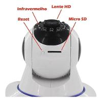 Câmera Segurança Babá Eletrônica Wifi Ip Visão Noturna - 5