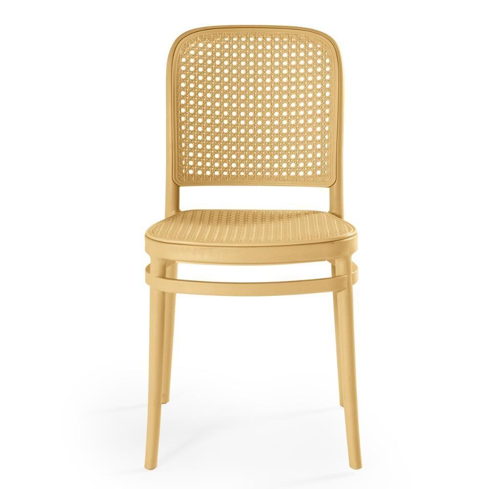 Conjunto Mesa De Jantar Redonda Eiffel Branca 120cm Com 4 Cadeiras Roma - Nude - 8