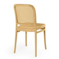 Conjunto Mesa De Jantar Redonda Eiffel Branca 120cm Com 4 Cadeiras Roma - Nude - 3