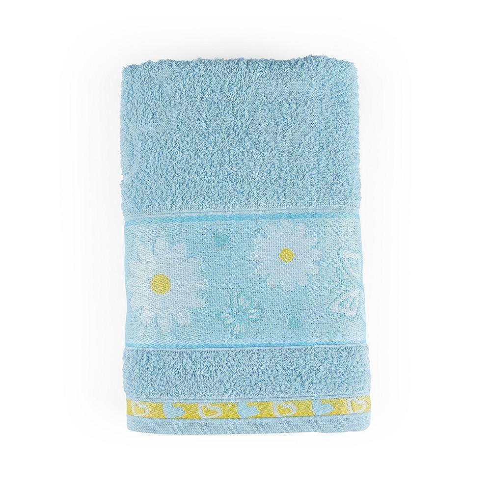 Toalha De Banho Kids Minimi 100% Algodão 1 Peça - Margarida Azul - 1