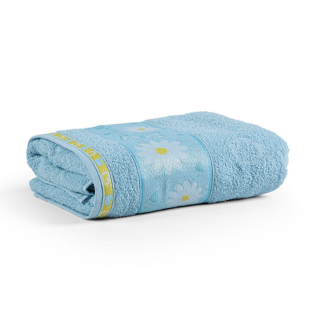Toalha De Banho Kids Minimi 100% Algodão 1 Peça - Margarida Azul - 2