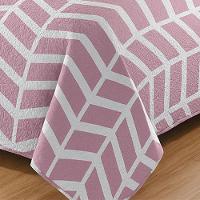 Kit Cobre Leito Colcha Queen Boutik Dupla Face - Estampa 68 - 100% Poliéster - 2