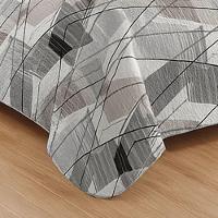 Kit Cobre Leito Colcha Queen Boutik Dupla Face - Estampa 64 - 100% Poliéster - 2