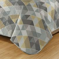 Kit Cobre Leito Colcha Queen Boutik Dupla Face - Estampa 66 - 100% Poliéster - 2