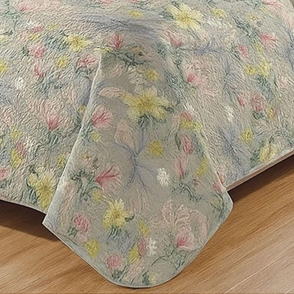 Kit Cobre Leito Colcha King Boutik Dupla Face - Estampa 54 - 100% Poliéster - 2