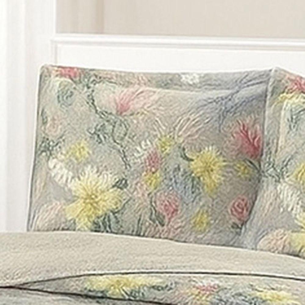 Kit Cobre Leito Colcha King Boutik Dupla Face - Estampa 54 - 100% Poliéster - 3