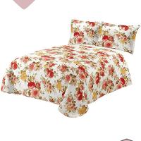 Kit Cobre Leito Colcha King Boutik Dupla Face - Estampa 50 - 100% Poliéster - 1