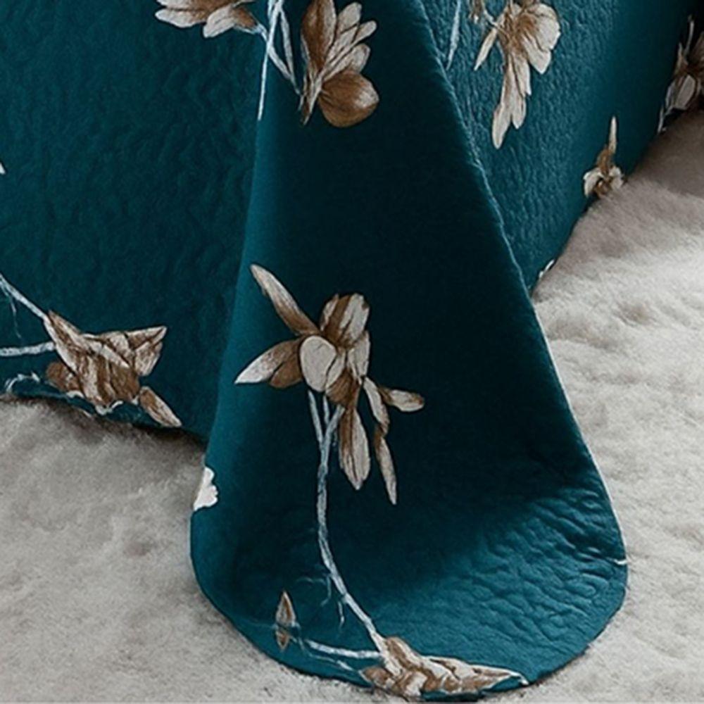 Kit Cobre Leito Colcha Queen Boutik Dupla Face - Estampa 60 - 100% Poliéster - 2