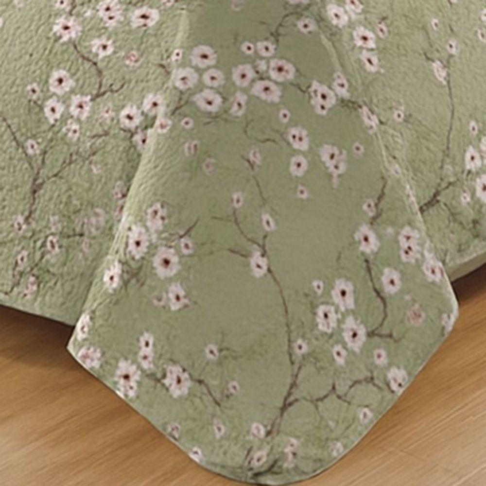 Kit Cobre Leito Colcha Queen Boutik Dupla Face - Estampa 52 - 100% Poliéster - 2