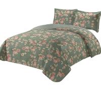 Kit Cobre Leito Colcha Queen Boutik Dupla Face - Estampa 51 - 100% Poliéster - 1