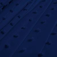 Cobre Leito Colcha Padrão Pompom 3 Peças Marinho - 100% Poliéster - 4