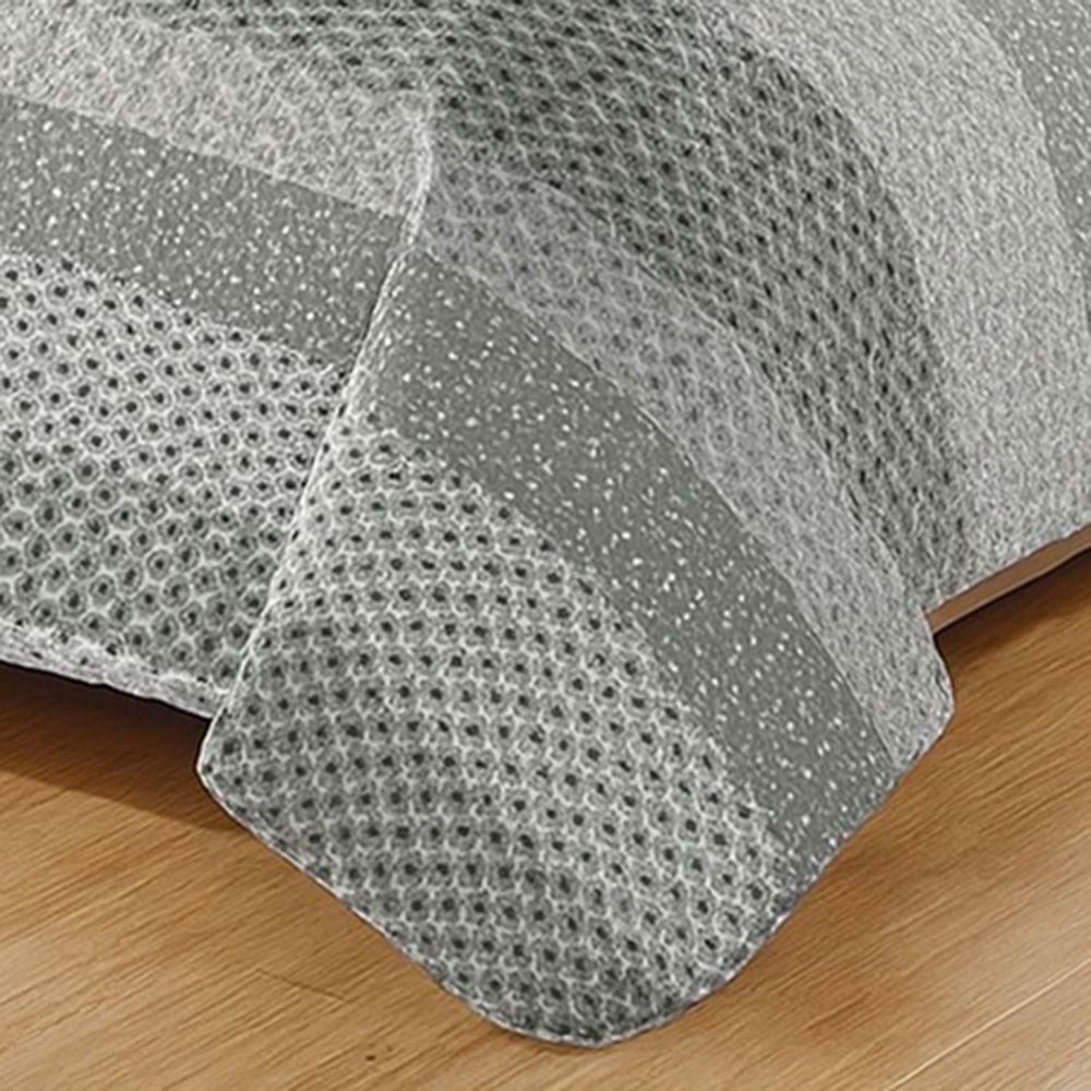 Kit Cobre Leito Colcha King Boutik Dupla Face - Estampa 69 - 100% Poliéster - 2