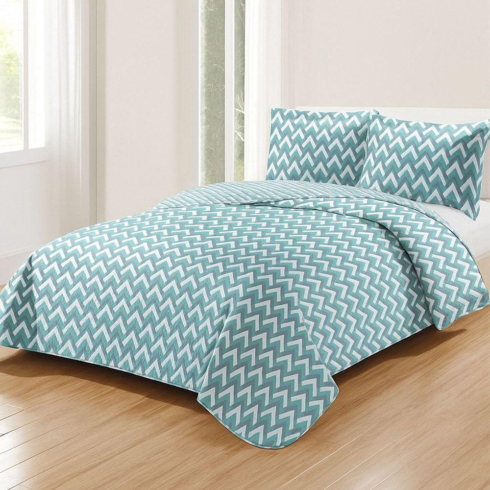 Kit Cobre Leito Colcha King Boutik Dupla Face - Estampa 67 - 100% Poliéster - 1