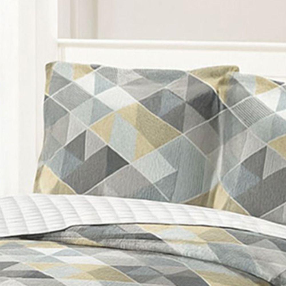 Kit Cobre Leito Colcha King Boutik Dupla Face - Estampa 66 - 100% Poliéster - 3