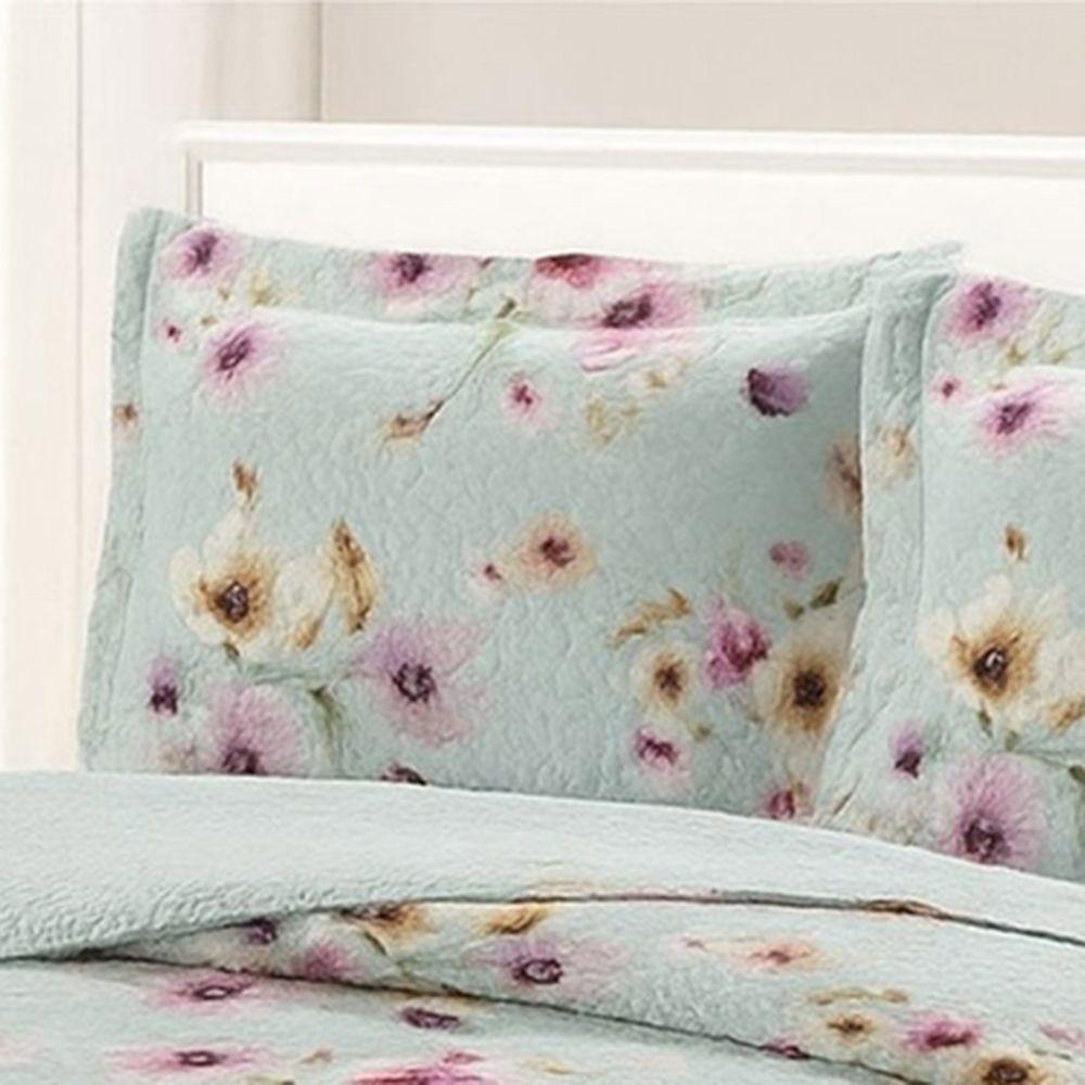 Kit Cobre Leito Colcha King Boutik Dupla Face - Estampa 55 - 100% Poliéster - 3