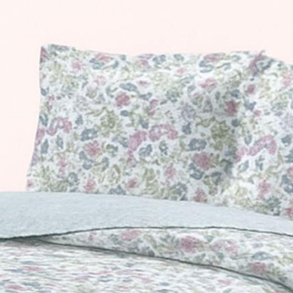 Kit Cobre Leito Colcha King Boutik Dupla Face - Estampa 56 - 100% Poliéster - 3