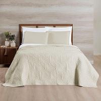 Cobre Leito Colcha Queen Ternura 3 Peças Baunilha - 100% Poliéster - 3