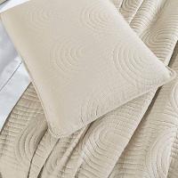 Cobre Leito Colcha Queen Ternura 3 Peças Baunilha - 100% Poliéster - 5