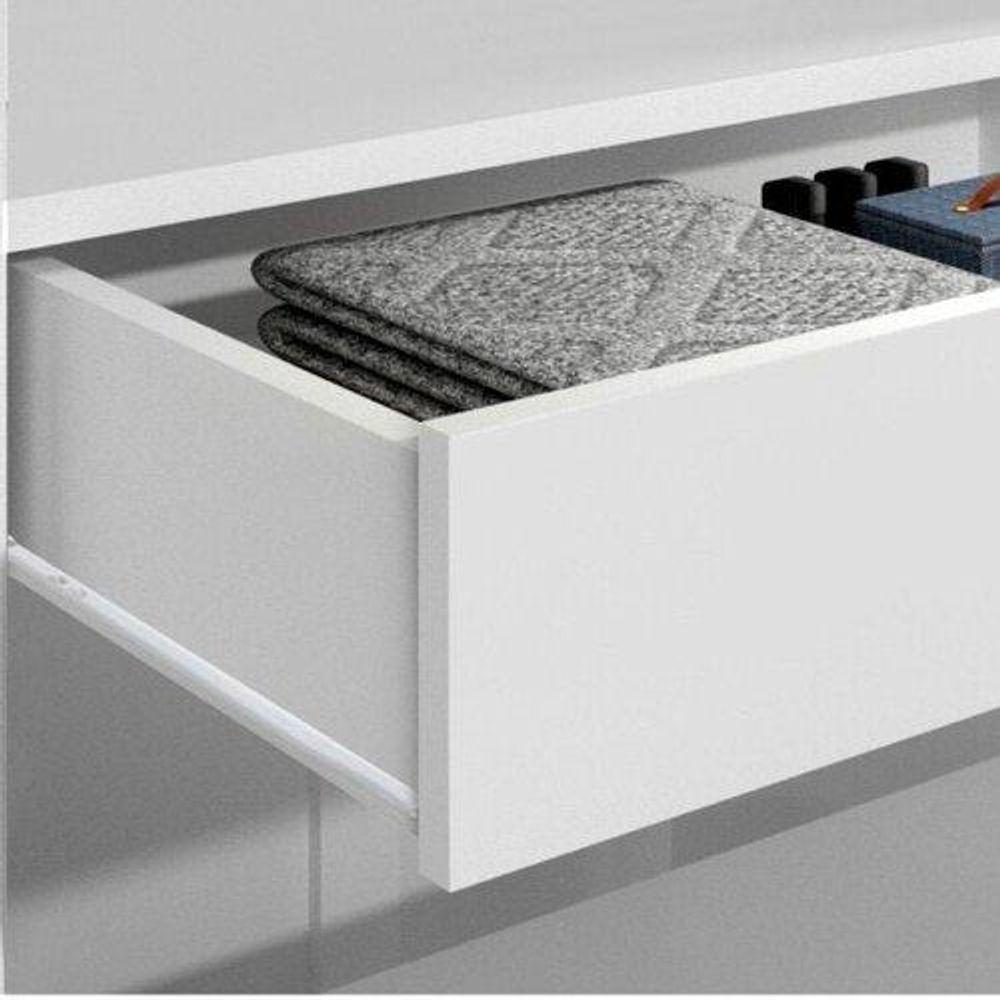 Penteadeira Sofie Com Espelho 1 Gaveta Branco Branco - 6