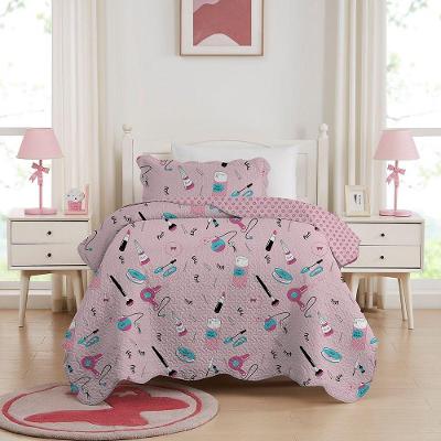 Kit Cobre Leito Colcha Bouti Solteiro Infantil 2 Peças - Make - 100% Poliéster