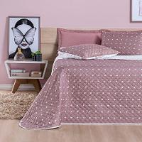 Cobre Leito Colcha Queen Ball 3 Peças Rosê - 100% Poliéster - 4